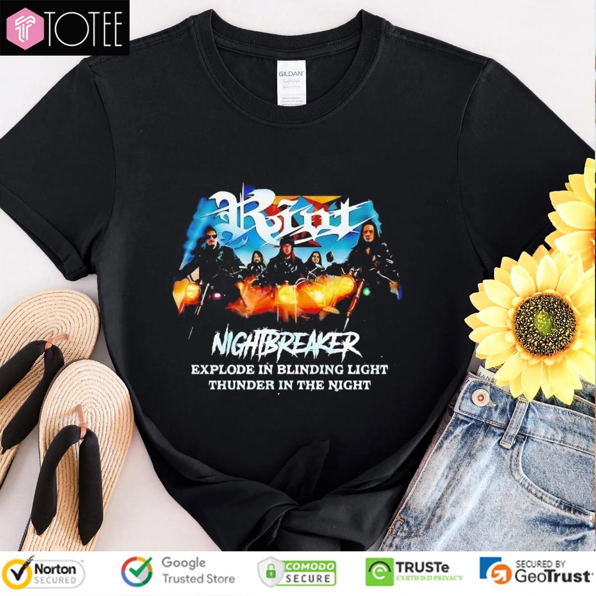Riot Nightbreaker Explode In Blinding Light Thunder In The Night T-shirt